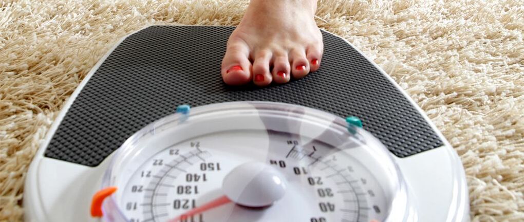 El resultado de la pérdida de peso con una dieta química puede variar de 4 a 30 kg. 