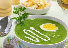 sopa cremosa con dieta proteica