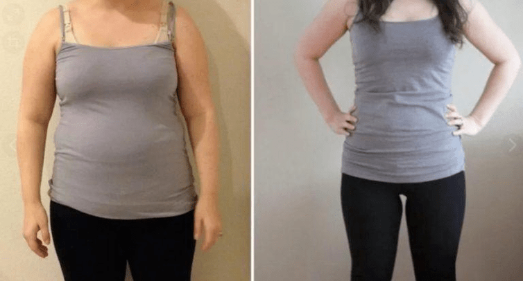 antes y después de los resultados de la dieta ducan